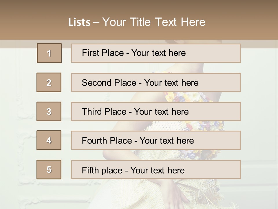 Look Carnival Coiffure PowerPoint Template