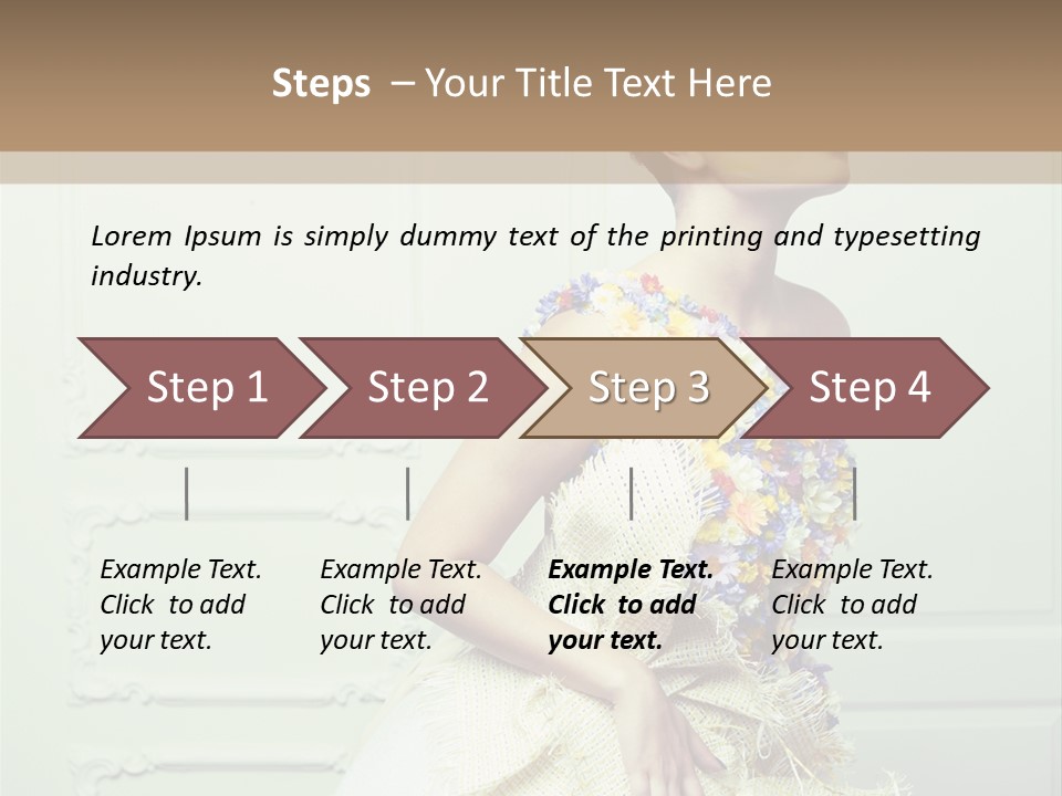 Look Carnival Coiffure PowerPoint Template