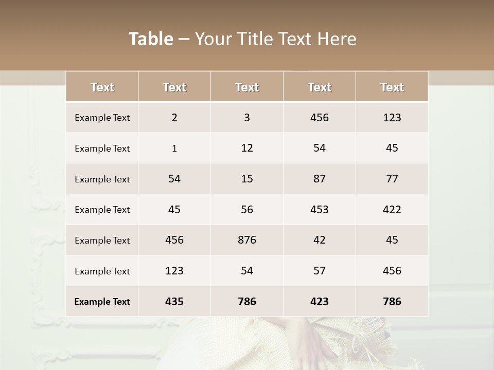 Look Carnival Coiffure PowerPoint Template