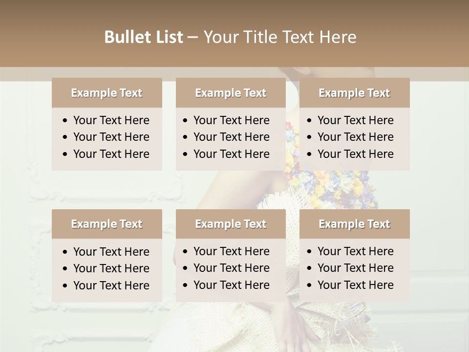 Look Carnival Coiffure PowerPoint Template