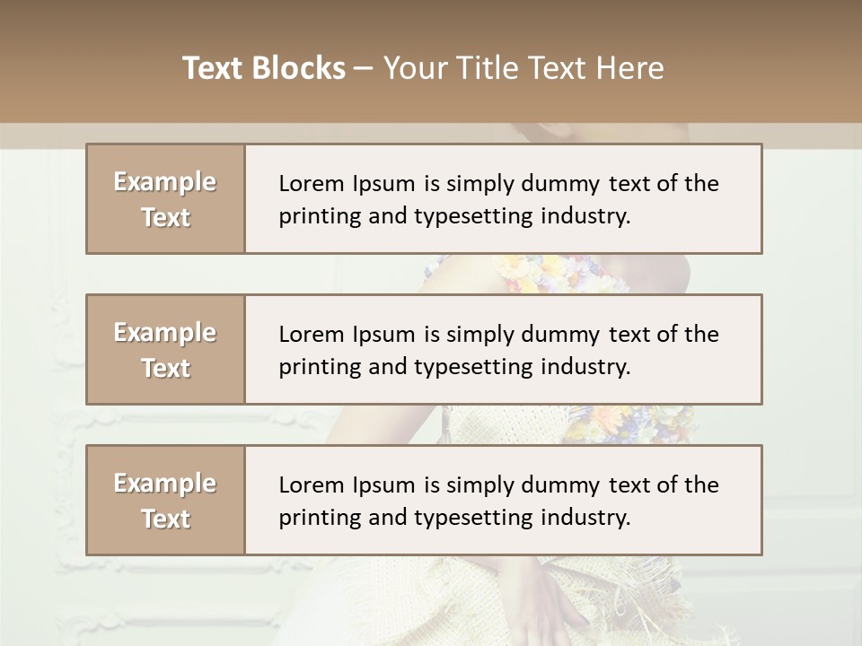 Look Carnival Coiffure PowerPoint Template