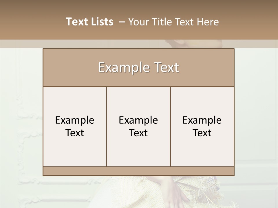 Look Carnival Coiffure PowerPoint Template