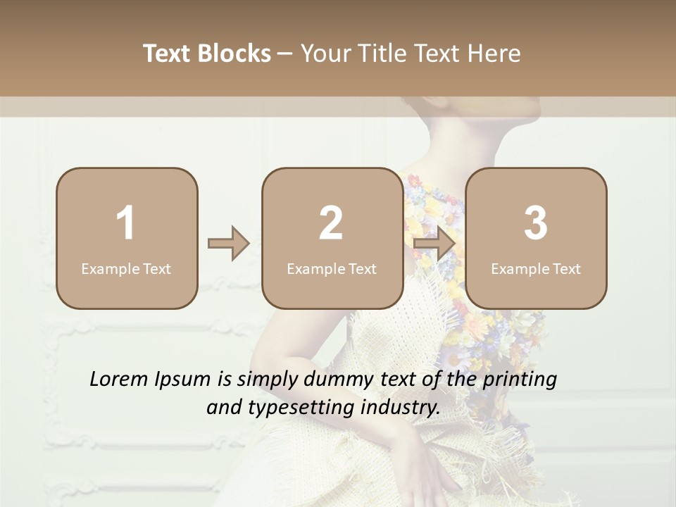 Look Carnival Coiffure PowerPoint Template