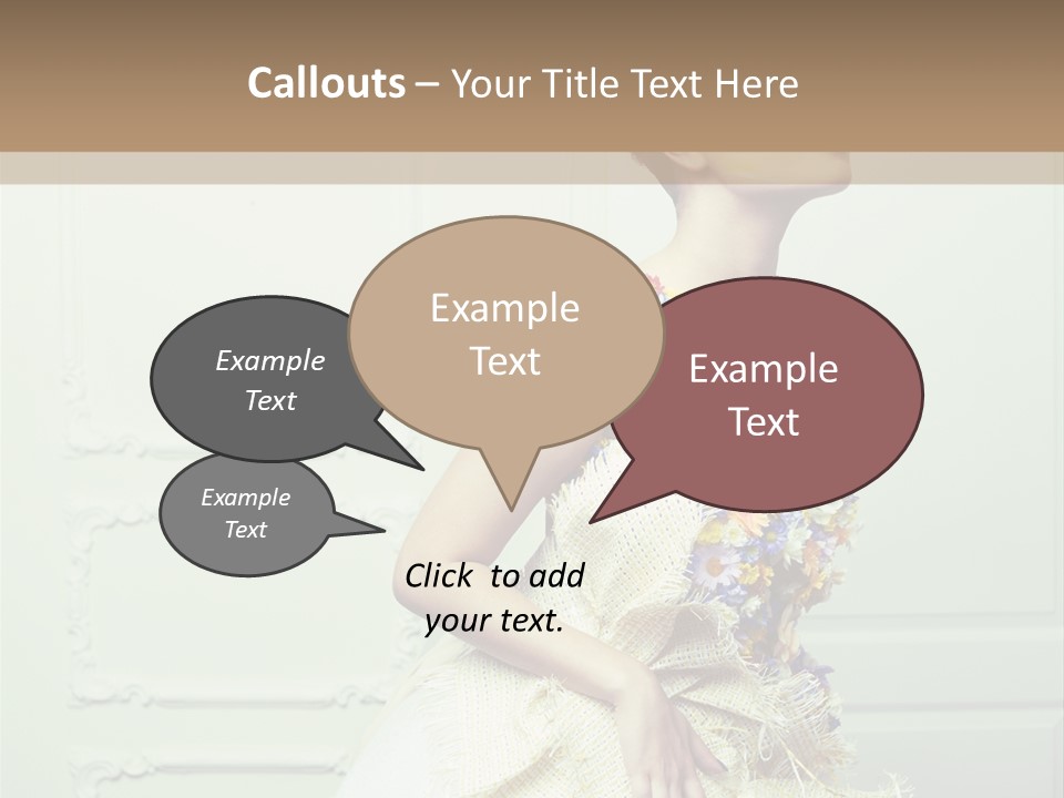 Look Carnival Coiffure PowerPoint Template