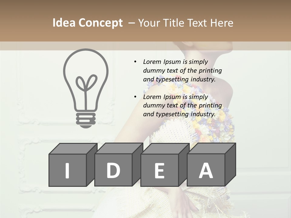 Look Carnival Coiffure PowerPoint Template