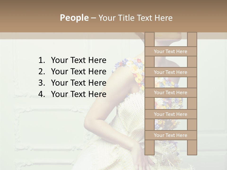 Look Carnival Coiffure PowerPoint Template