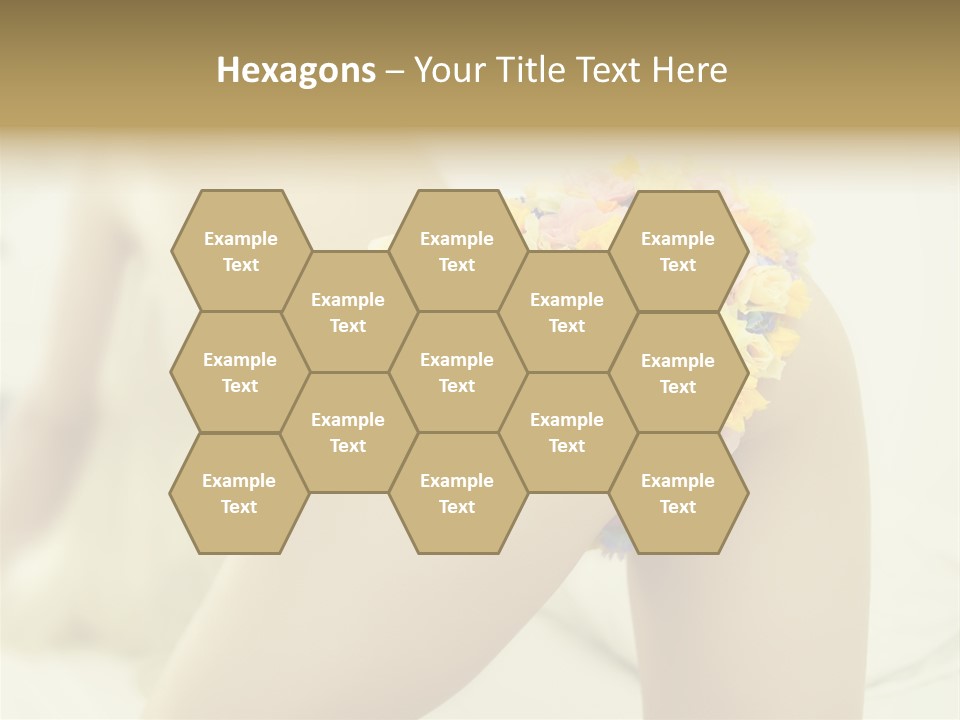 Shorts Posing Tenderness PowerPoint Template