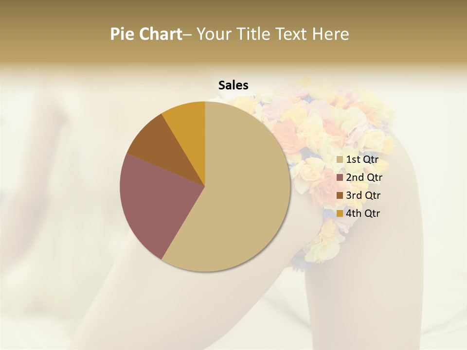 Shorts Posing Tenderness PowerPoint Template