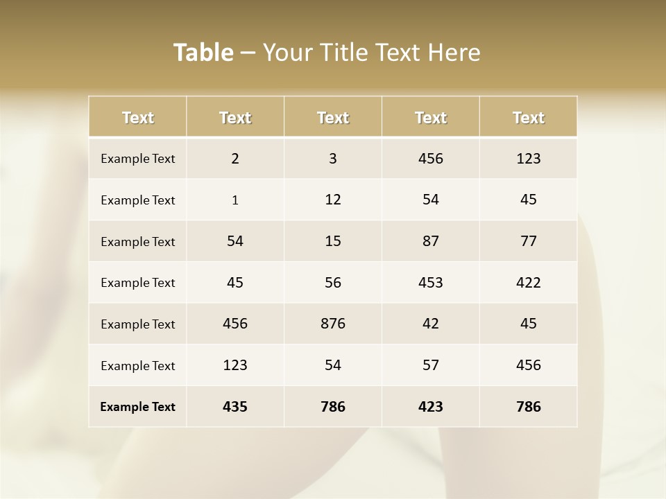 Shorts Posing Tenderness PowerPoint Template