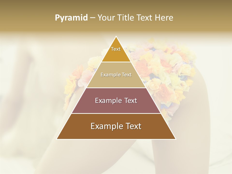 Shorts Posing Tenderness PowerPoint Template