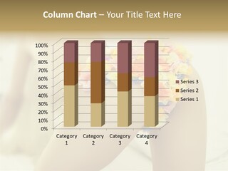 Shorts Posing Tenderness PowerPoint Template