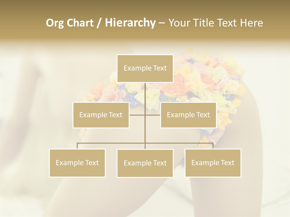 Shorts Posing Tenderness PowerPoint Template