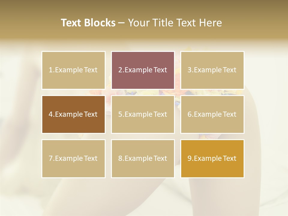 Shorts Posing Tenderness PowerPoint Template