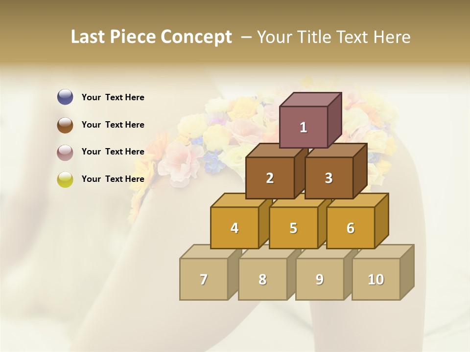 Shorts Posing Tenderness PowerPoint Template