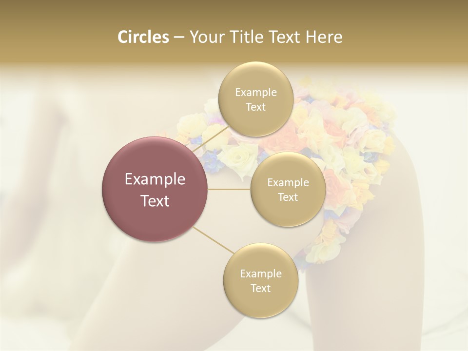 Shorts Posing Tenderness PowerPoint Template