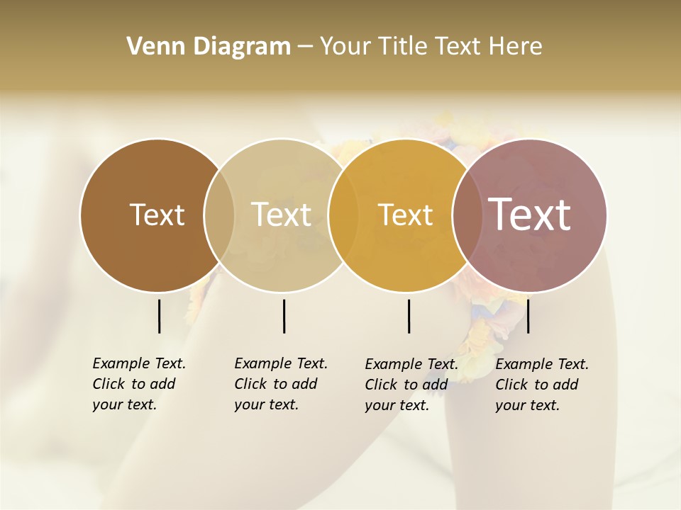 Shorts Posing Tenderness PowerPoint Template