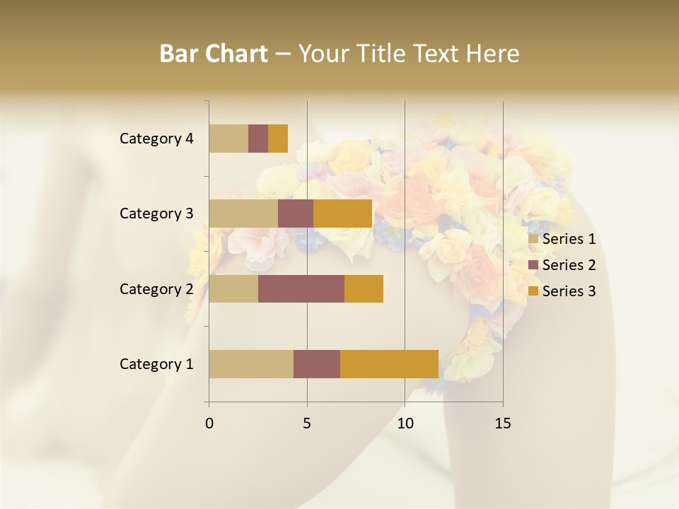 Shorts Posing Tenderness PowerPoint Template