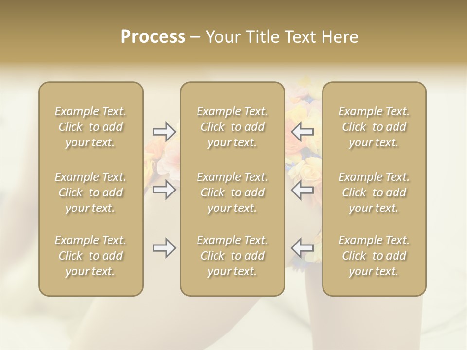 Shorts Posing Tenderness PowerPoint Template