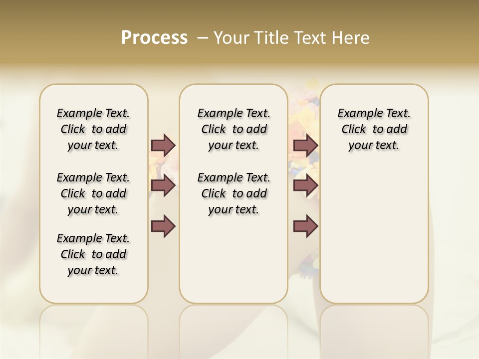 Shorts Posing Tenderness PowerPoint Template