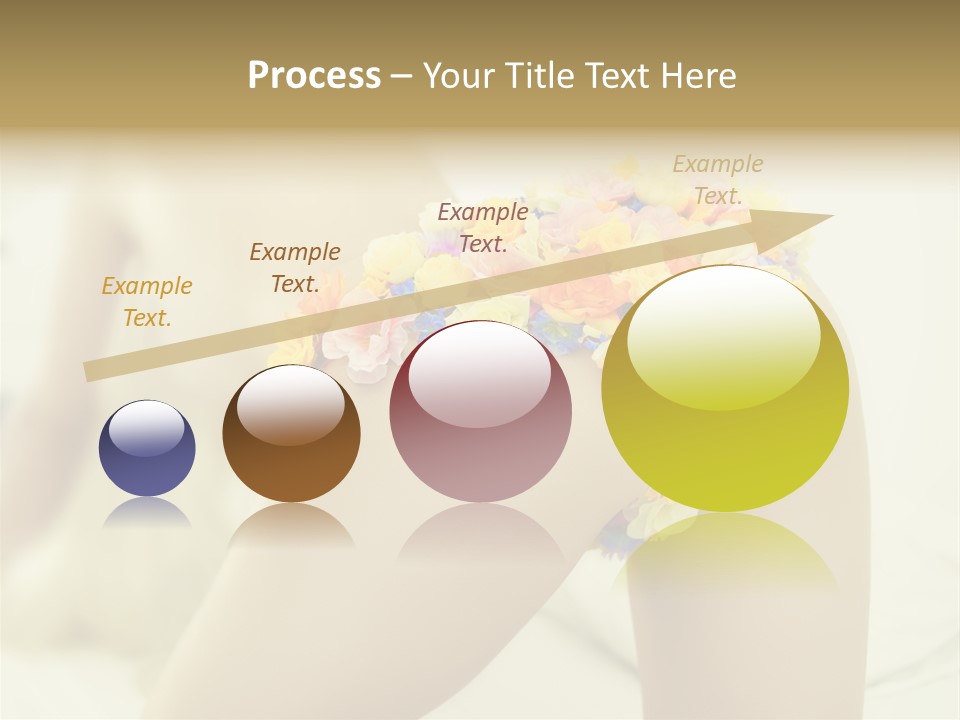 Shorts Posing Tenderness PowerPoint Template