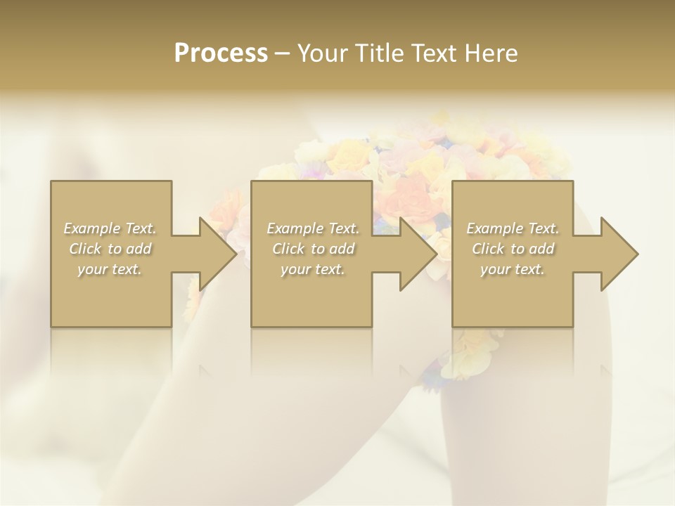 Shorts Posing Tenderness PowerPoint Template