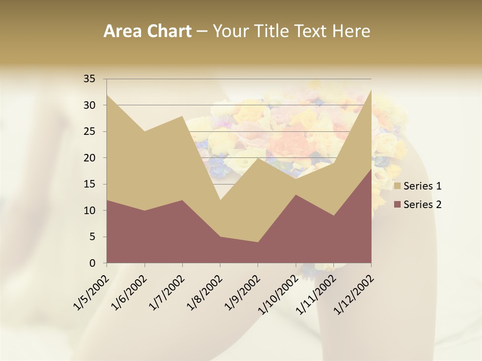 Shorts Posing Tenderness PowerPoint Template