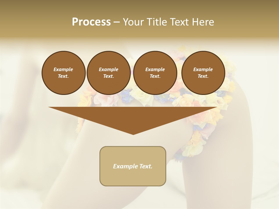 Shorts Posing Tenderness PowerPoint Template