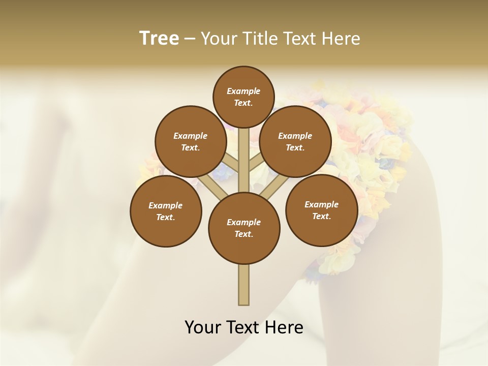 Shorts Posing Tenderness PowerPoint Template