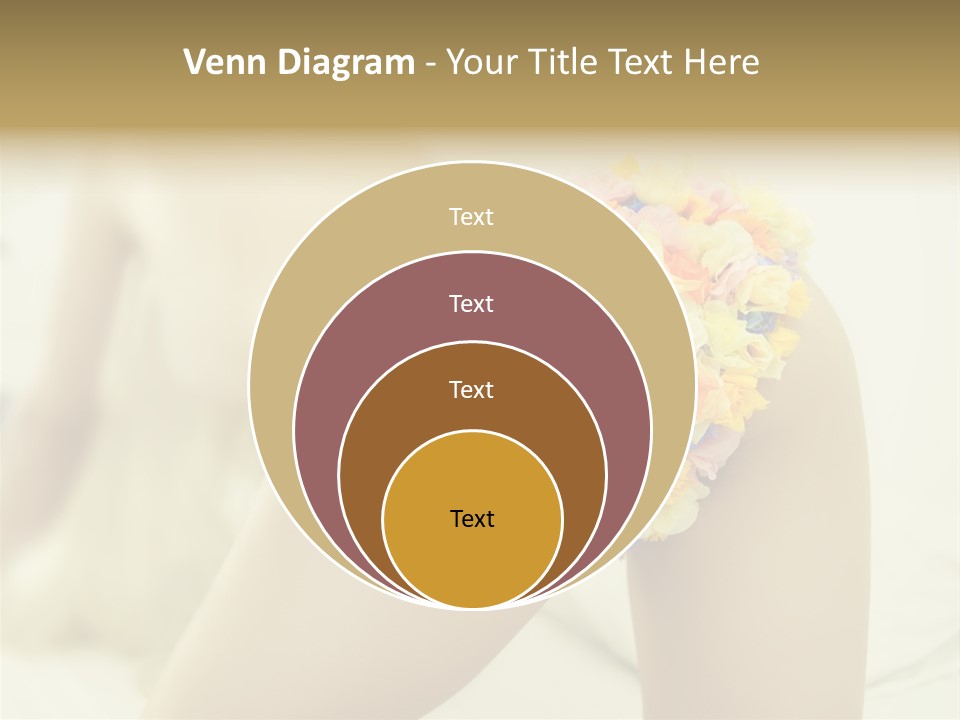 Shorts Posing Tenderness PowerPoint Template
