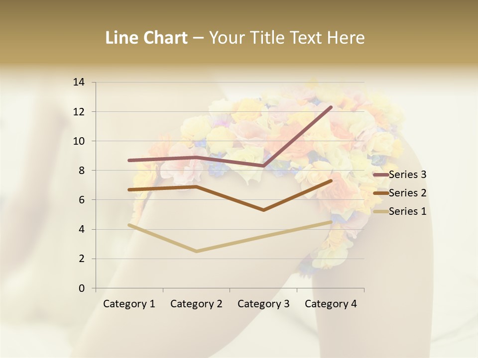 Shorts Posing Tenderness PowerPoint Template