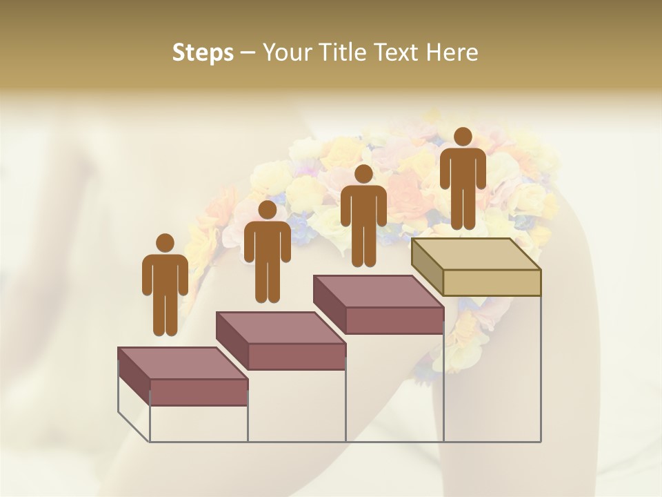 Shorts Posing Tenderness PowerPoint Template