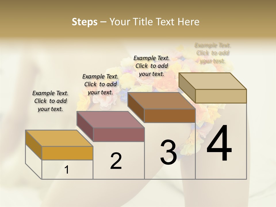 Shorts Posing Tenderness PowerPoint Template