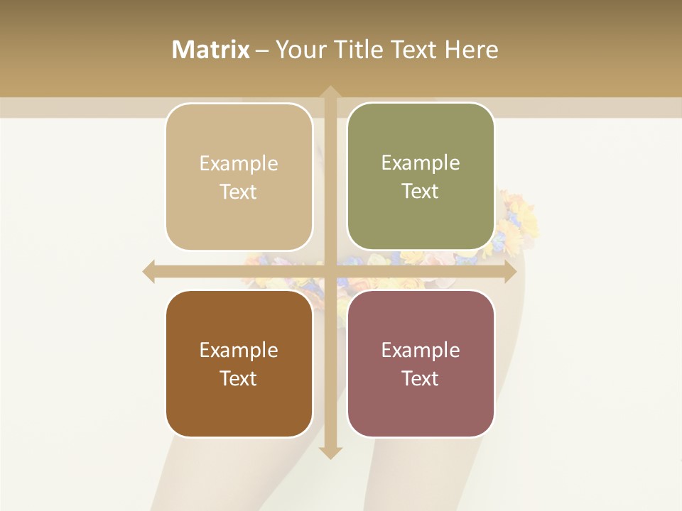 Erotic Lovely Pose PowerPoint Template