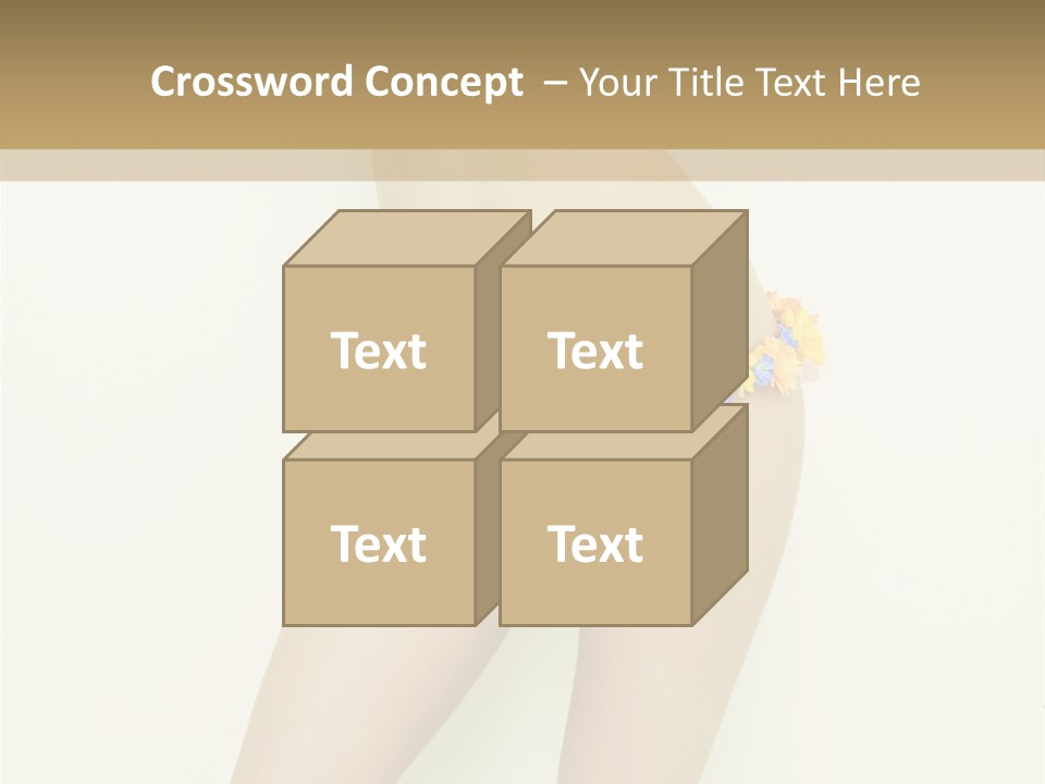 Erotic Lovely Pose PowerPoint Template