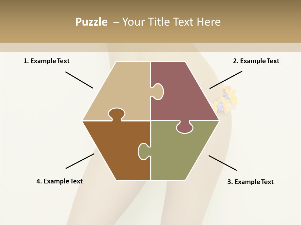 Erotic Lovely Pose PowerPoint Template