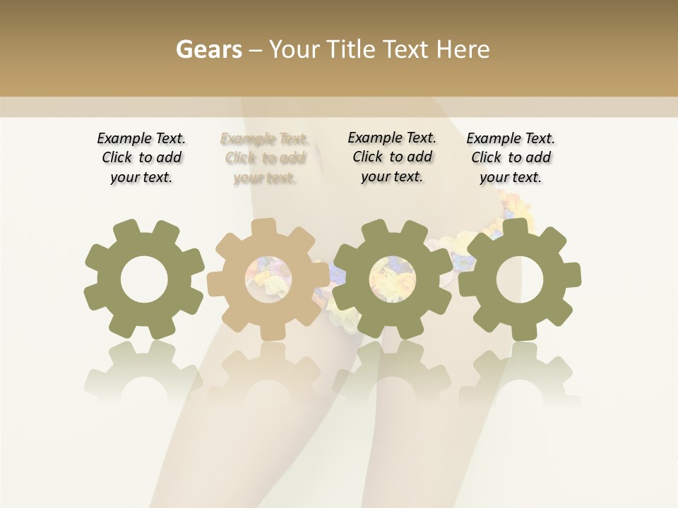 Erotic Lovely Pose PowerPoint Template