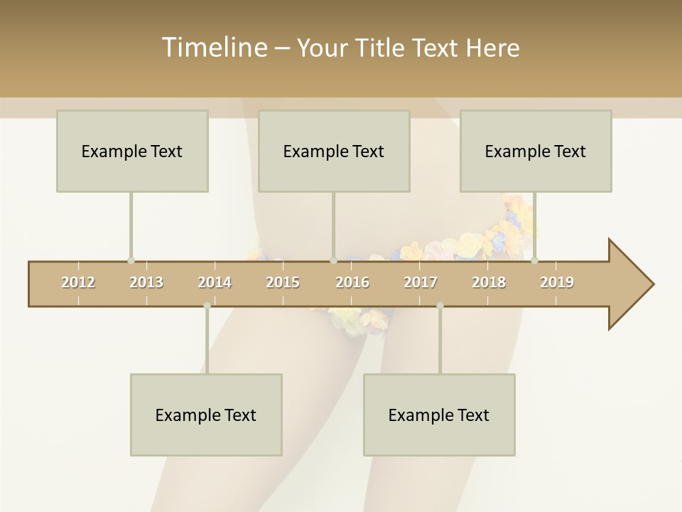 Erotic Lovely Pose PowerPoint Template