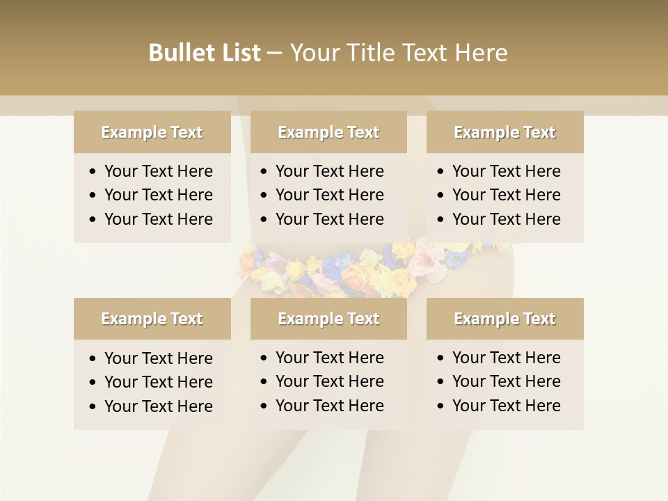 Erotic Lovely Pose PowerPoint Template