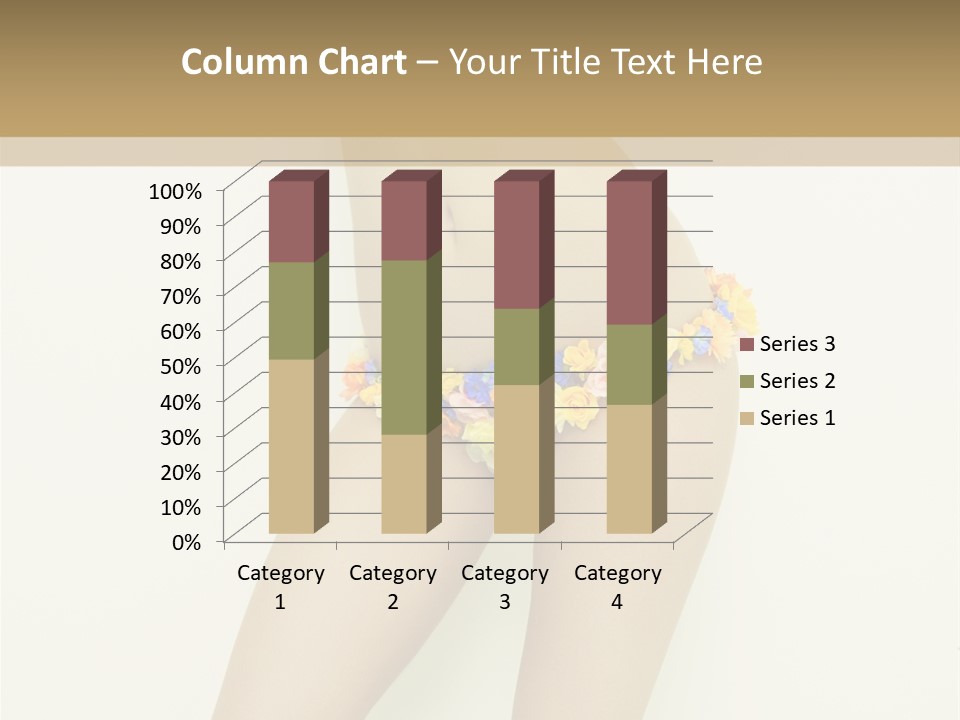 Erotic Lovely Pose PowerPoint Template