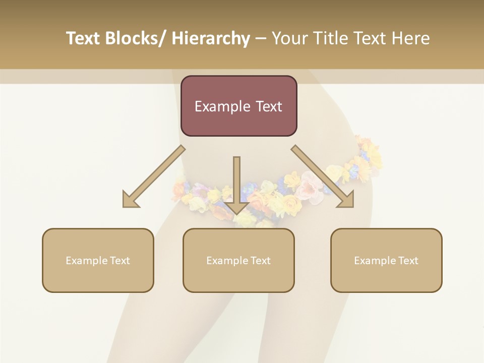 Erotic Lovely Pose PowerPoint Template