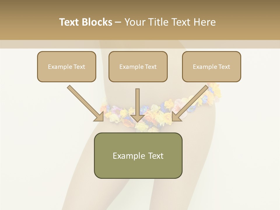 Erotic Lovely Pose PowerPoint Template