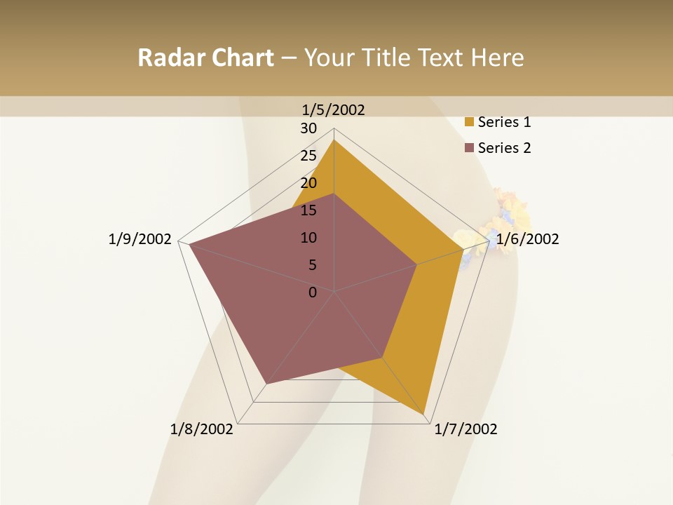 Erotic Lovely Pose PowerPoint Template