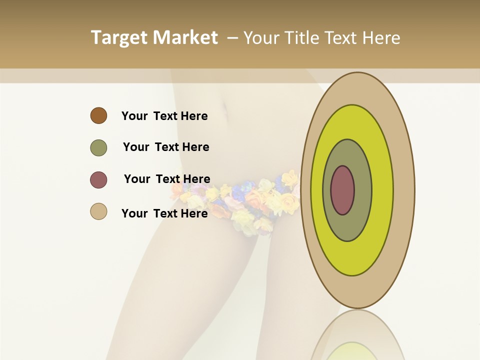 Erotic Lovely Pose PowerPoint Template