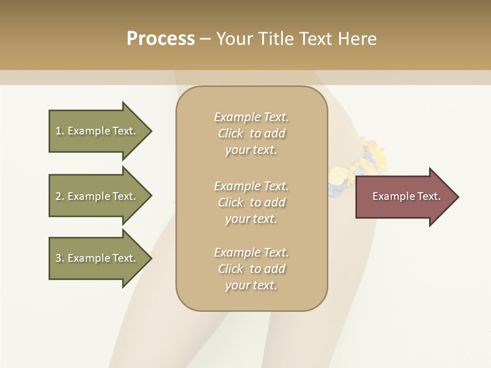 Erotic Lovely Pose PowerPoint Template