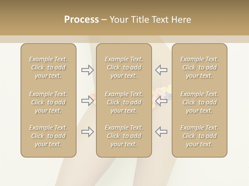 Erotic Lovely Pose PowerPoint Template