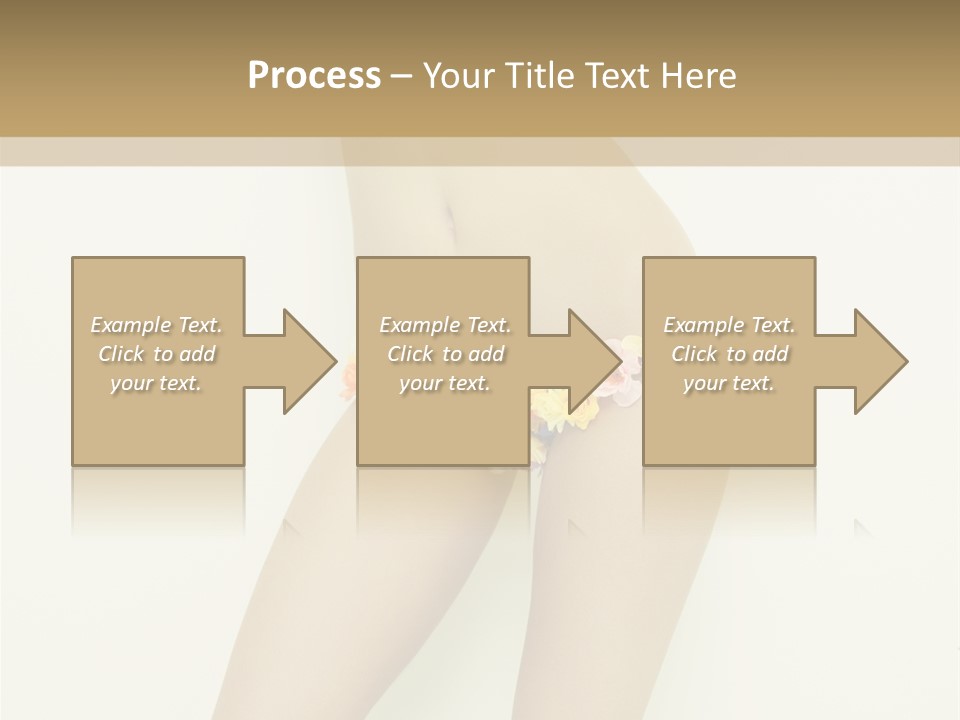 Erotic Lovely Pose PowerPoint Template