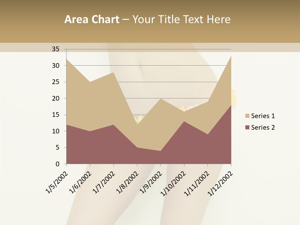 Erotic Lovely Pose PowerPoint Template