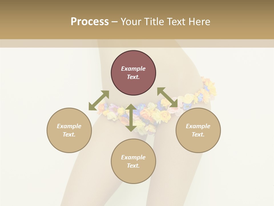 Erotic Lovely Pose PowerPoint Template