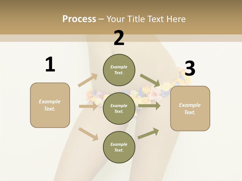 Erotic Lovely Pose PowerPoint Template