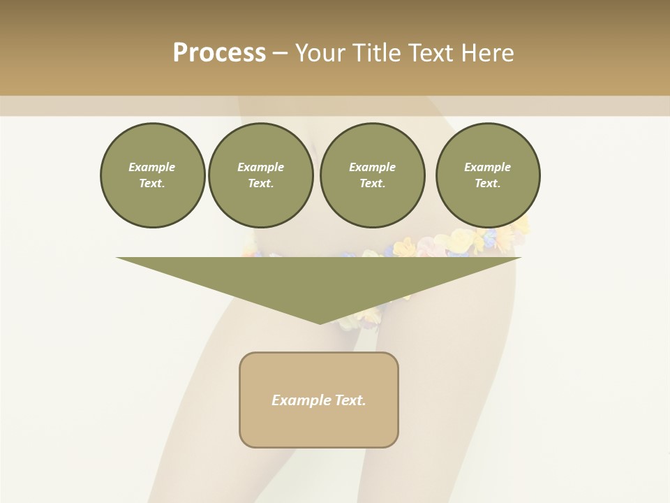 Erotic Lovely Pose PowerPoint Template